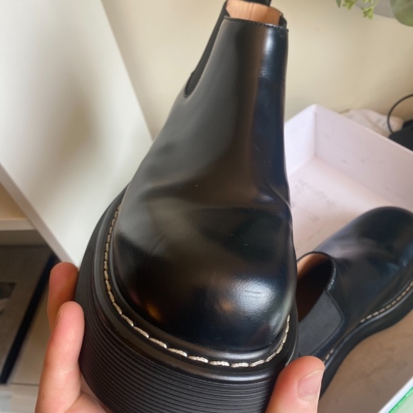 SOLD Bottega Veneta Bounce Black Leather Chelsea Boot - Picture 14 of 14